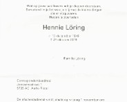 Hennie-Loring  Hennie Löring