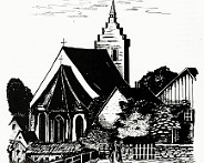Wessum schets kerk