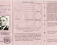 Ben rijbewijs  Rijbewijs van H.B. Löring (ome Ben). 1967