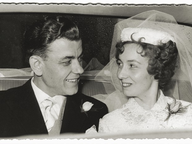 Trouwdag Netty en Henk November 1959